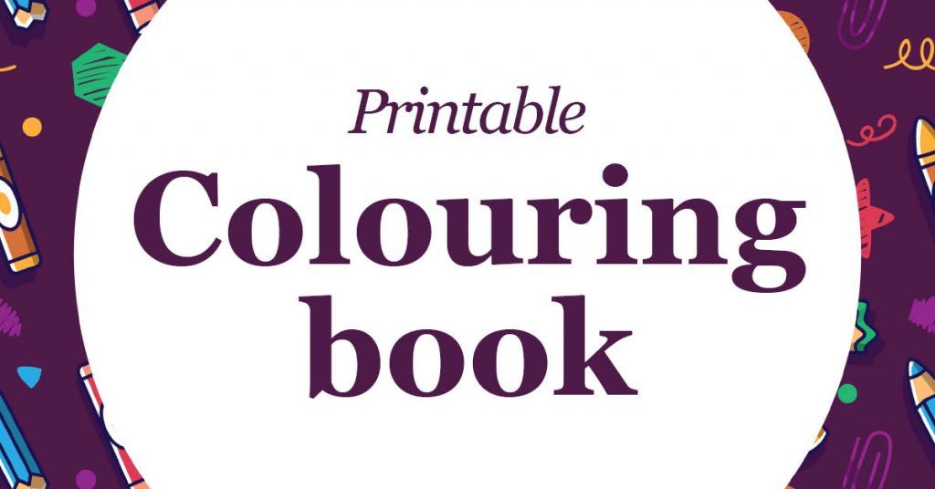 Printable colouring book